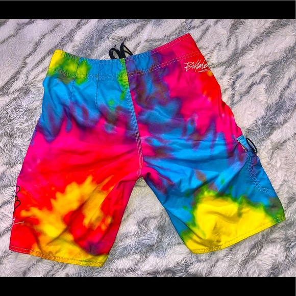 BILLABONG TIE DYE BOARD SHORTS - Picture 2 of 3